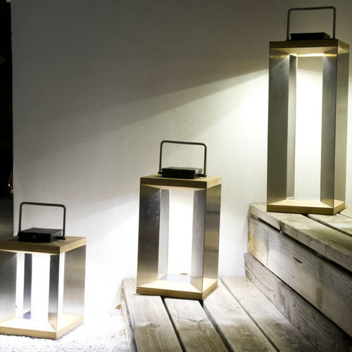 Teakholz-Laterne - CABO - Jardinico