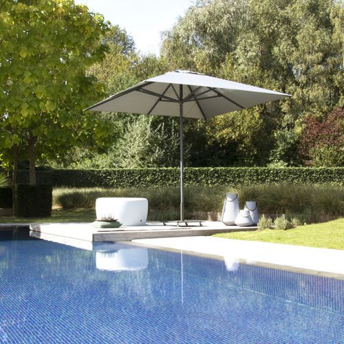 Quadratischer Sonnenschirm - COSTA - Jardinico - Acrylgewebe / Aluminium / für Gewerbegebrauch