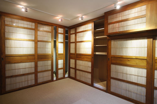 Tür für Einbauschrank / für Innenbereich - FRM RB DR  - MATAHATI - Holz / Schiebe / ohne Verglasung
