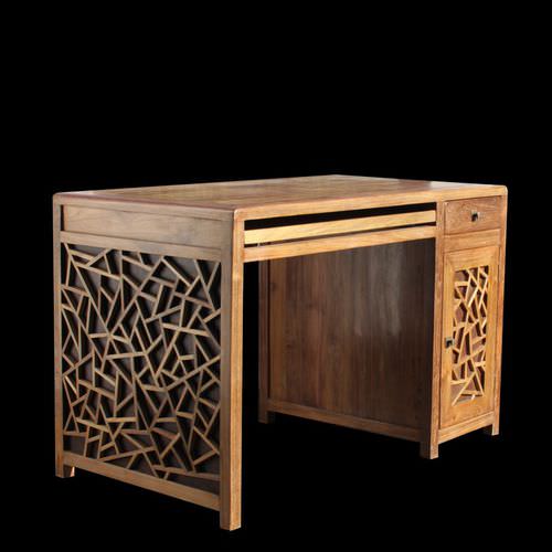 Klassischer Schreibtisch - FTA CHI BURSM - MATAHATI - Holz / mit Gestell aus Paneelen