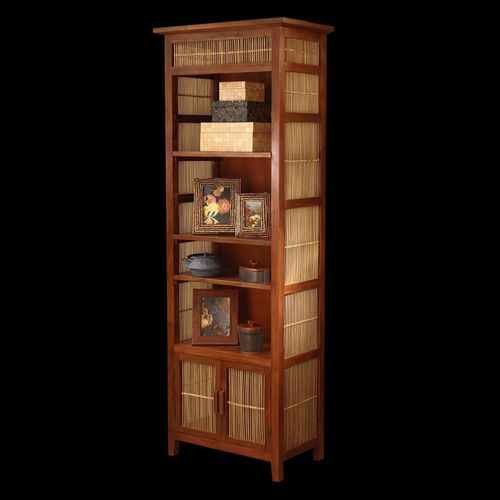 Klassisches Bücherregal - FSHE RB BOOK  - MATAHATI - Teakholz / Bambus