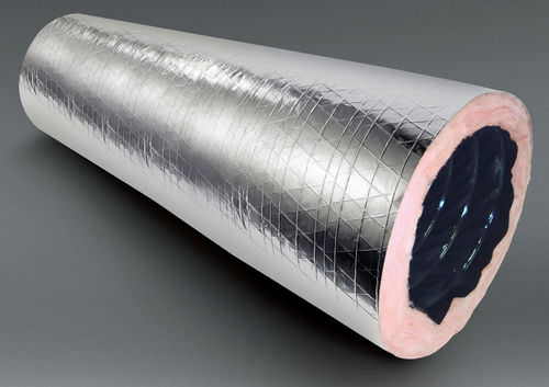 Thermo-akustische Isolierung - ECOTOUCH® - QuietZone - Glasfaser / Rollen / für HLK-Leitungen