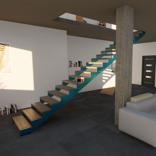 Satteltreppe - KAREMA - KOZAC - gerade / viertelgewendelt / halbgewendelt