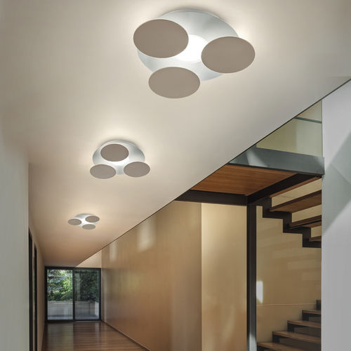 Moderne Deckenleuchte - NUVOLA - BRAGA F.LLI s.n.c. - rund / Metall / LED