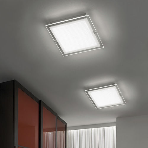 Moderne Deckenleuchte - 2041/PL 50 - BRAGA F.LLI s.n.c. - quadratisch / Glas / LED