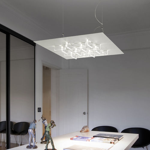 Hängeleuchte - CRISTALLI 2051-S/50 - BRAGA F.LLI s.n.c. - LED / quadratisch / Metall