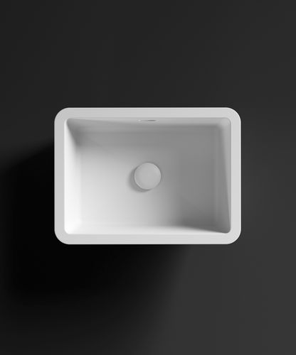 Unterbauwaschbecken - RCB402 - HI-MACS® - Mineralwerkstoff / dauerhaft / rechteckig