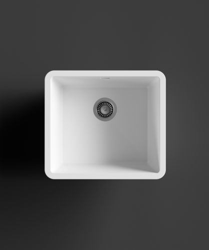 Einbeckenspüle - RCS454 - HI-MACS® - ohne Abtropffläche / Hi-macs® / Mineralwerkstoff