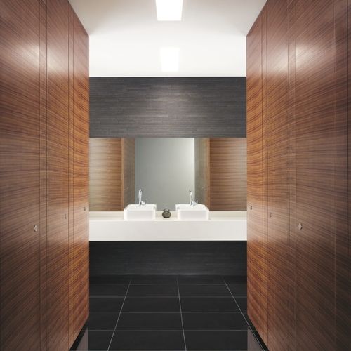 Laminat-Sanitärkabine - INFINITE - Venesta - Edelstahl / anodisiertes Aluminium / für Toiletten