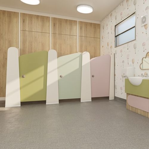 HPL-Sanitärkabine - LOLLIPOP  - Venesta - für Toiletten / für Kindergarten