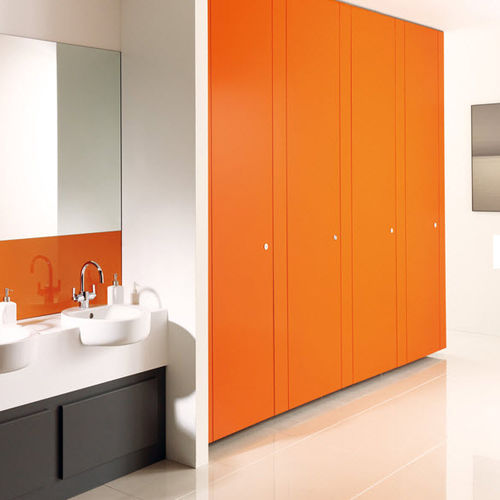 Laminat-Sanitärkabine - UNITY - Venesta - Edelstahl / anodisiertes Aluminium / für Toiletten