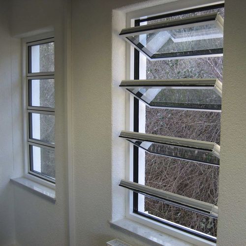 Aluminiumfenster - FLW 40 - Fieger lamellenfenster - Lamellen / mit Dreifachverglasung / mit Wärmedämmung