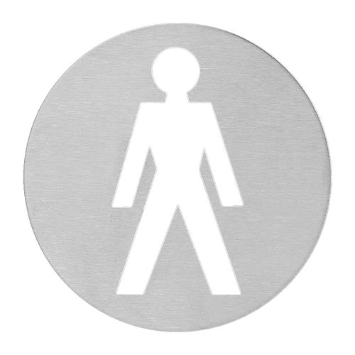 Wandmontiertes Schild - EZ200 - Karcher Design - Edelstahl / für sanitäre Anlagen