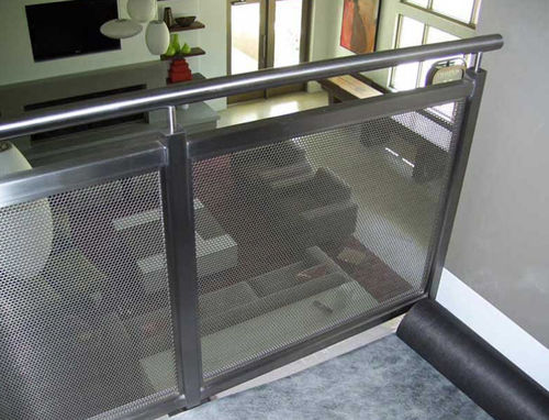 Metallgeländer - 43108 - Couturier Iron Craft - Lochblech / für den Innenraum / für Treppen