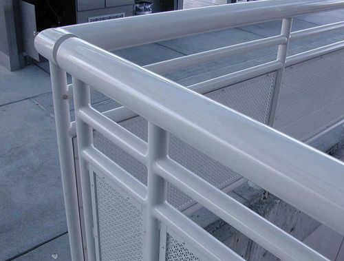 Aluminium-Geländer - 36806 - Couturier Iron Craft - Lochblech / für Außenbereich / für Balkon