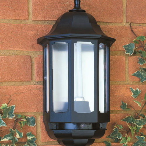 Klassische Wandleuchte - HALF  - ASD Lighting - für Außenbereich / Polycarbonat / Laternen