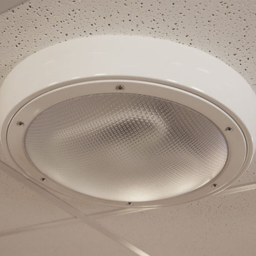 Moderne Deckenleuchte - PROFILE ANTI-LIGATURE - ASD Lighting - rund / Aluminium / Stahl