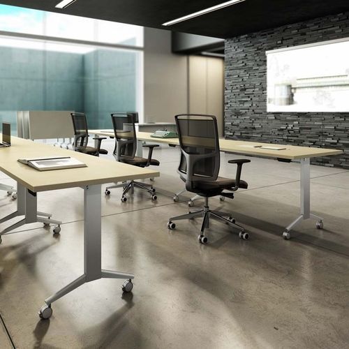 Moderner Unterrichtstisch - FOLDING - Styloffice S.p.a. - Holz / Gestell aus Metall / rechteckig