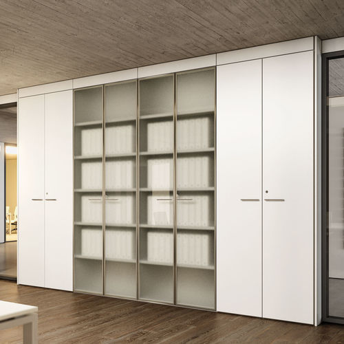 Schrank-Trennwand / für Büro - VAULT - Styloffice S.p.a. - für Lagerung / Metall / Laminat