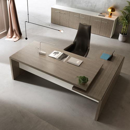 Chefschreibtisch - CHARISMA 4.0 - Styloffice S.p.a. - bodenstehend / modern / Eiche