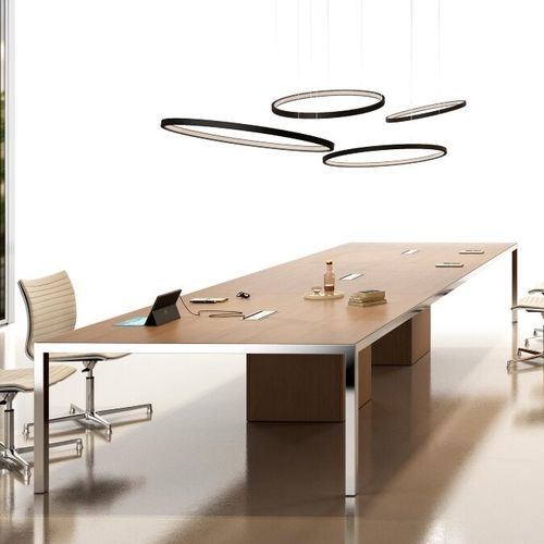 Minimalistischer Besprechungstisch - KAY4 - Styloffice S.p.a. - Eiche / Nussbaum / Wenge
