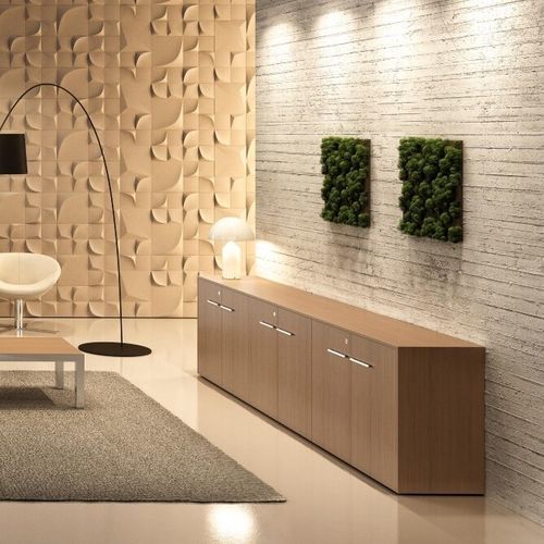 Niedriger Aktenschrank - KAY4 - Styloffice S.p.a. - Holz / mit Schubladen / modern