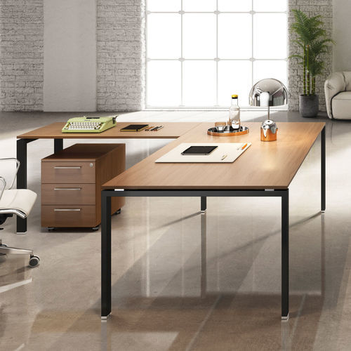 Chefschreibtisch - SEDICINONI S1 LUX - Styloffice S.p.a. - bodenstehend / minimalistisch / Holz