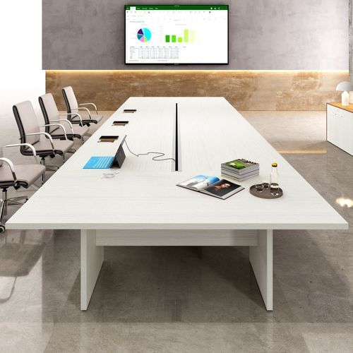 Moderner Besprechungstisch - XENO MANAGER - Styloffice S.p.a. - Holz / Aluminium / Gestell aus Metall