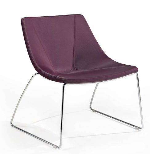 Moderner Besucherstuhl - LOUNGE - Styloffice S.p.a. - für den Innenraum / Stoff / Gestell aus Metall