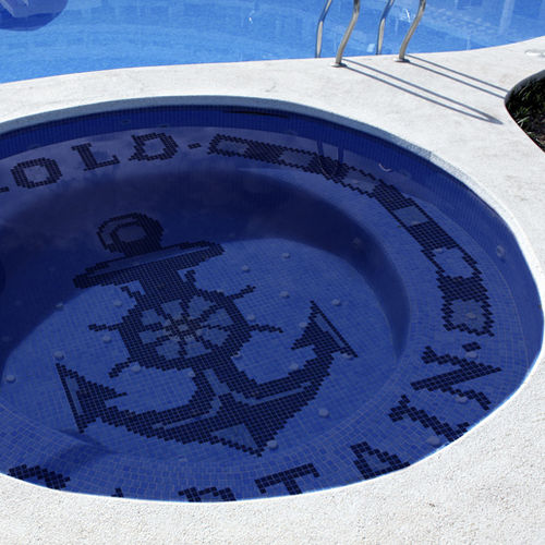 Mosaikfliese für den Innenraum - NORTH PACIFIC : NEW ORLEANS – OLD CAPTAIN - Hisbalit - für Pool / Wand / bodenstehend