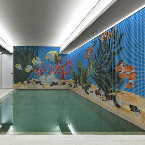 Glasmosaikfliese - NORTH PACIFIC : FLORIDA – MIAMI - Hisbalit - Hochglanz / für den Innenraum / für Pool
