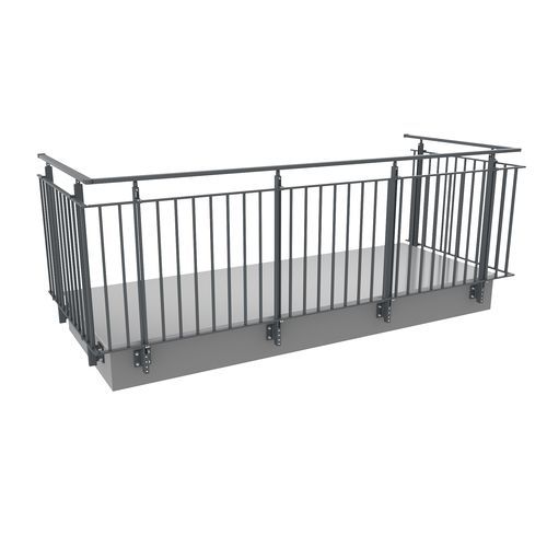 Aluminium-Geländer - TULIPAN - PESPA ALUMIN - Geländer / für Außenbereich / für Treppen