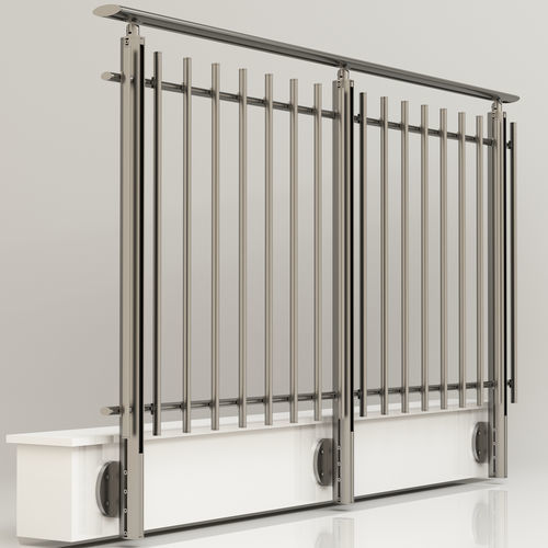 Aluminium-Geländer - TULIPAN - PESPA ALUMIN - mit Stangen / für Außenbereich / für den Innenraum