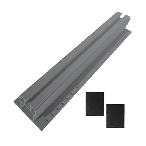 Aluminiumprofil - 4900-PEGA-MBA-4291/375/A - PESPA ALUMIN - Gummi / Rechteck / für Sandwichplatten