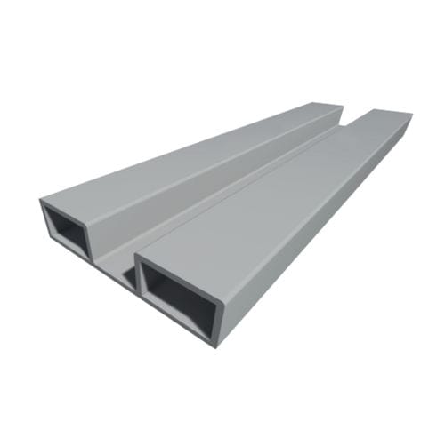 Aluminiumprofil - 4900-PEGA-MBA-4328/127 - PESPA ALUMIN - rechteckig / für Photovoltaikanlage