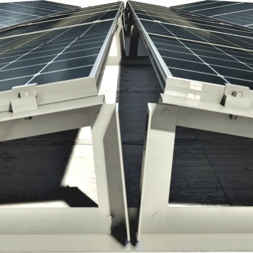 Montagesystem für Flachdach - PESPA ALUMIN - Solar / für Photovoltaikmodul