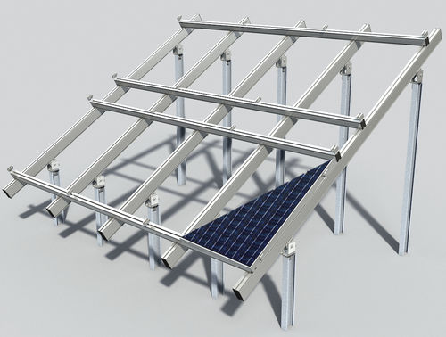 Freiland-Montagesystem - PESPA ALUMIN - Solar / für Photovoltaikanlagen