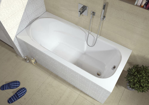 Acryl-Badewanne - COLUMBIA - RIHO - Massage / weiß