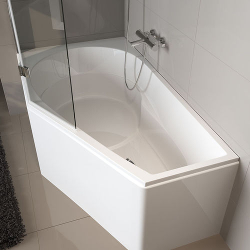 Badewanne für Eckeinbau - YUKON - RIHO - Acryl / Massage / weiß