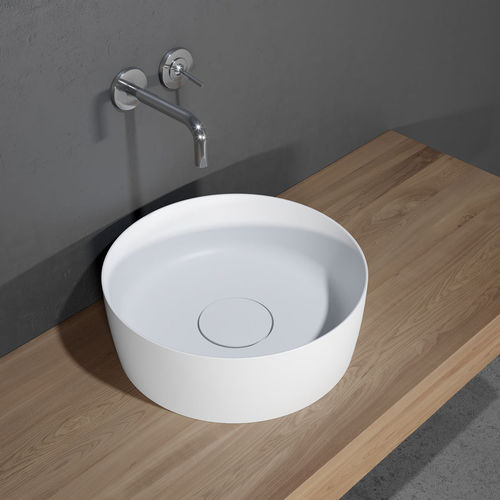 Aufsatzwaschbecken - THIN - RIHO - Keramik / rund / modern