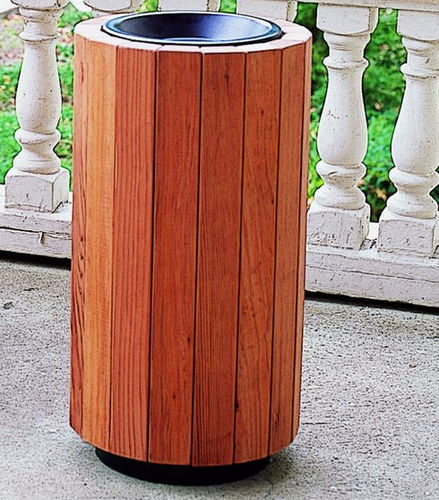 Sockel-Aschenbecher - 23 - DuMor, Inc. - Kunststoff / Holz / für den Außenbereich