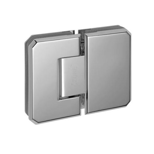Scharnier für Glastür -  OSH-2-CP - OZONE OVERSEAS LTD. - für Duschkabinentür / Edelstahl / Federdruck