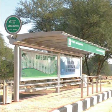 Metall-Buswartehalle - OZUF-BQS-CHD-9824 - OZONE OVERSEAS LTD.