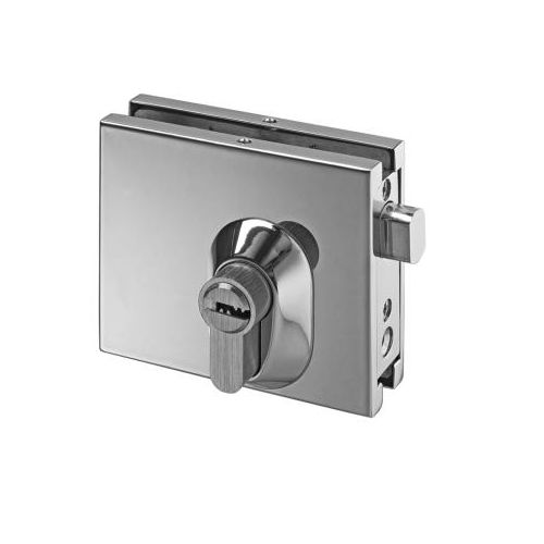 Mechanisches Schloss - OZ-EP-PL-1A - OZONE OVERSEAS LTD. - für Glastür / mit 1 Schließpunkt
