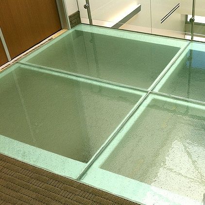 Einfarbige Glasplatte - IRVINE - Aag-glass - lichtdurchlässig / für Gebäude / für Boden