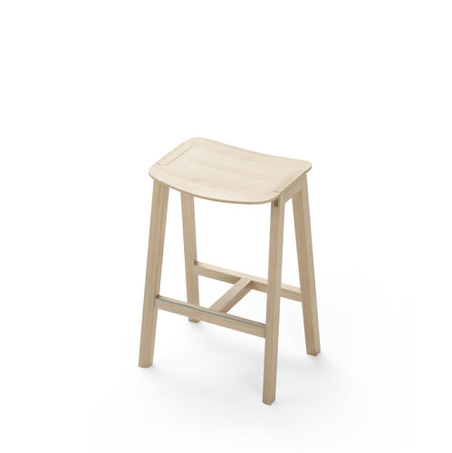 Moderner Barhocker - HELDU - Alki - Eiche / Gestell aus Holz / für Gewerbegebrauch