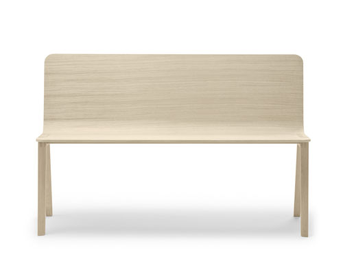 Moderne Bank - HELDU - Alki - Holz / mit Rückenlehne / gepolstert