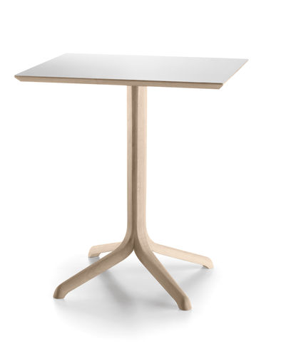 Moderner Bistrotisch - JANTZI - Alki - Eiche / Kiefer / melaminbeschichtet