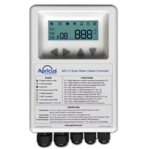 Solarregler für Thermoanwendung - MFC-2  - APRICUS