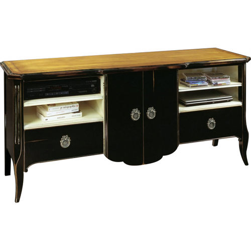 Stil-Fernsehmöbel - POMPADOUR : 50780  - LABARERE - lackiertes Holz / schwarz